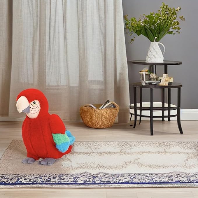 Deluxe Paws 100% Recycled Plush Eco Toys (Parrot)