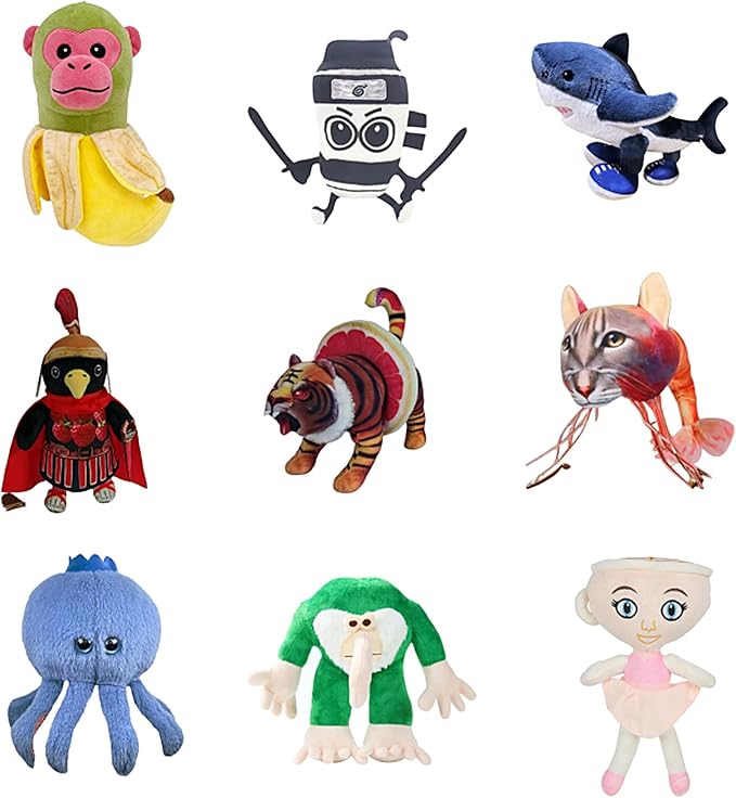 Zenitsu Italian Brainrot Plush Expressive Doll Funny & Unique Gift for Boys and Girls, Creative Home Décor Plush Toy for Christmas, Birthday (by-3)