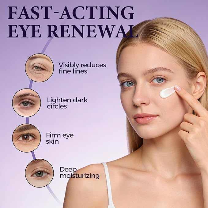 Tuggle Instant Eye & Face Tightening Serum, Instant Face Lift Cream Rapid Improve Under Eye Bags and Puffiness, Tightener Wrinkles & Fine Lines Fast, for Women & Men in Minutes, 0.67 oz