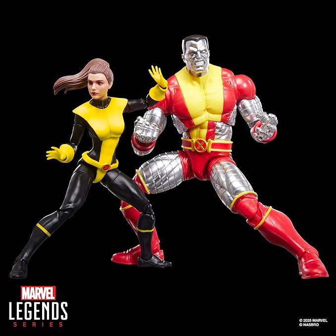X-Men Marvel Legends Series Kitty Pryde & Marvel’s Colossus Two-Pack, 2 Astonishing Comics-Inspired Collectible 6-Inch Scale Action Figures