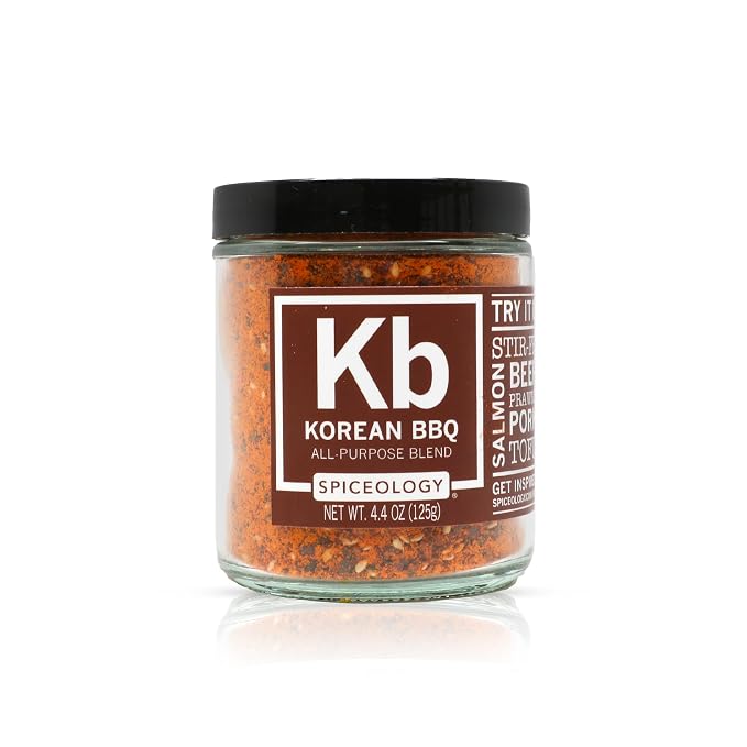 Spiceology Korean BBQ Seasoning, 4.4 oz | Sweet & Savory Asian Rub For BBQ, Bulgogi, Ramen, Stir Fry, For Steak, Pork & Chicken