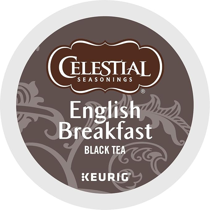 Celestial Seasonings English Breakfast Tea Keurig Single-Serve K-Cup Pods, 72 Count
