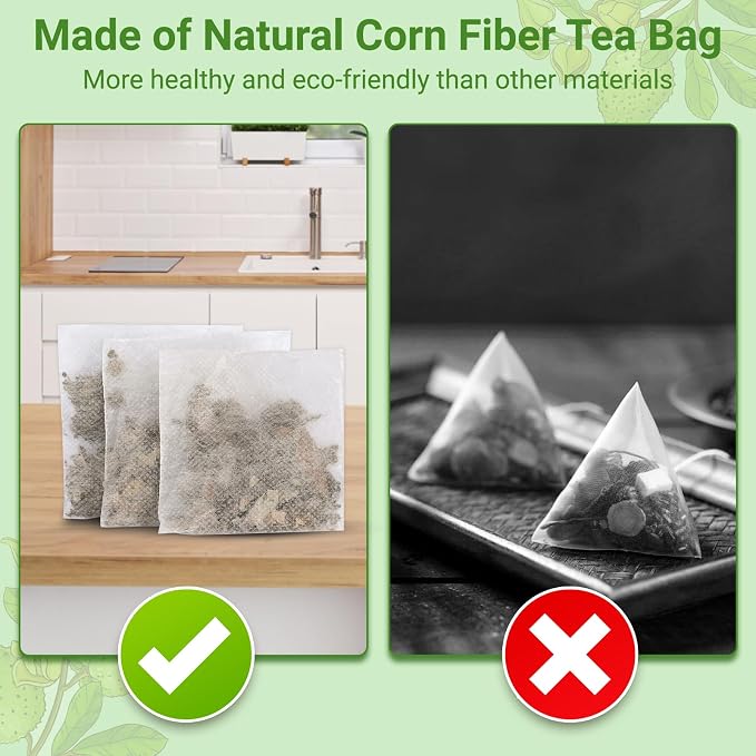 Soursop Leaves Tea Bags, Premium Soursop Graviola Leaves Herbal Tea, Pure & Natural Soursop Leaves for Digestion, Support Healthy Skin & Sleep, No Additives, Caffeine Free (50 Bags/1 Pack)