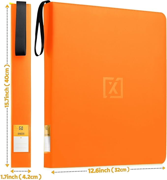 X PRO Top Load Card Binder - Compatible with Top-loading Card Cases - Fits 252 | 20 Premium Loaders Included | 9-Pocket Ringless Double-Sided Pages | Storage for TCG & Sports Cards