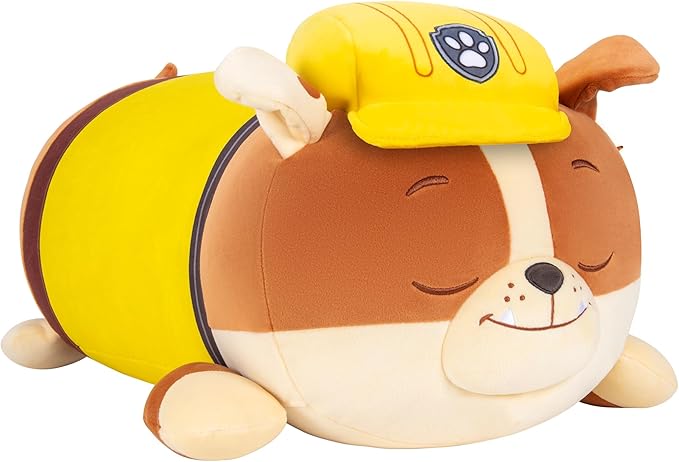 Squishmallows Original Paw Patrol 18in Rubble Sleepamallows – Ultrasoft Official Jazwares Plush (Large)