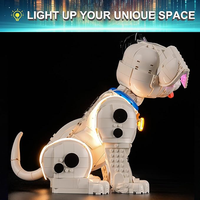 LED Light Kit for Lego 43269 101 Dalmatians Puppy, Compatible with Lego 43629 Building Blocks Model(Not Include Blocks Set)
