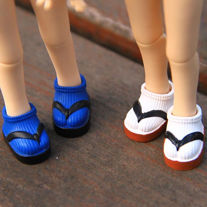 YMY Ob11 Doll Shoes Lovely 1/12 Scale BJD Shoes for Obitsu 11 Action Figure Body（3 Pairs）