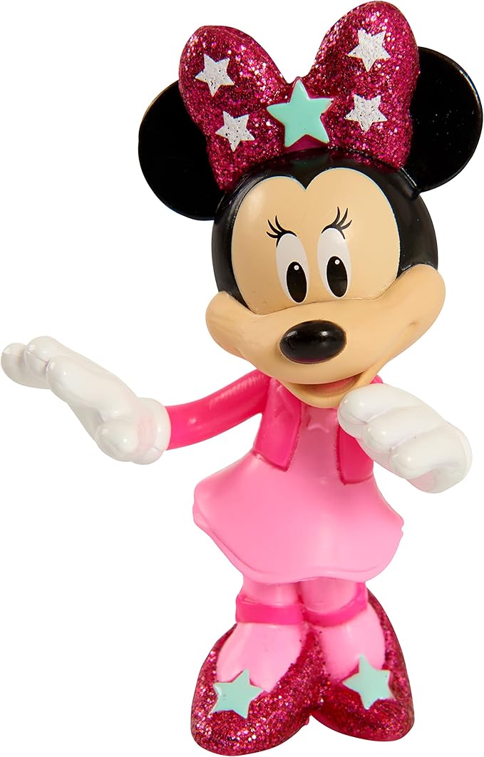 Disney Junior Minnie Mouse 3-inch Collectible Figure Set, 5 Piece Set, Kids Toys for Ages 3 Up by Just Play