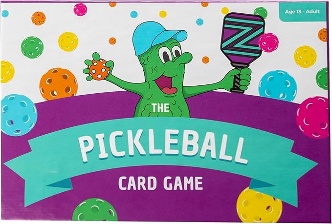 PCG Pickleball Playing Cards Game, Strategy, Luck, and Fun for Adults, 2 or 4 Players - Perfect for Family Game Nights, Card Games for Adults, Family, Couples, Deal and Dink Pickleball Card Game