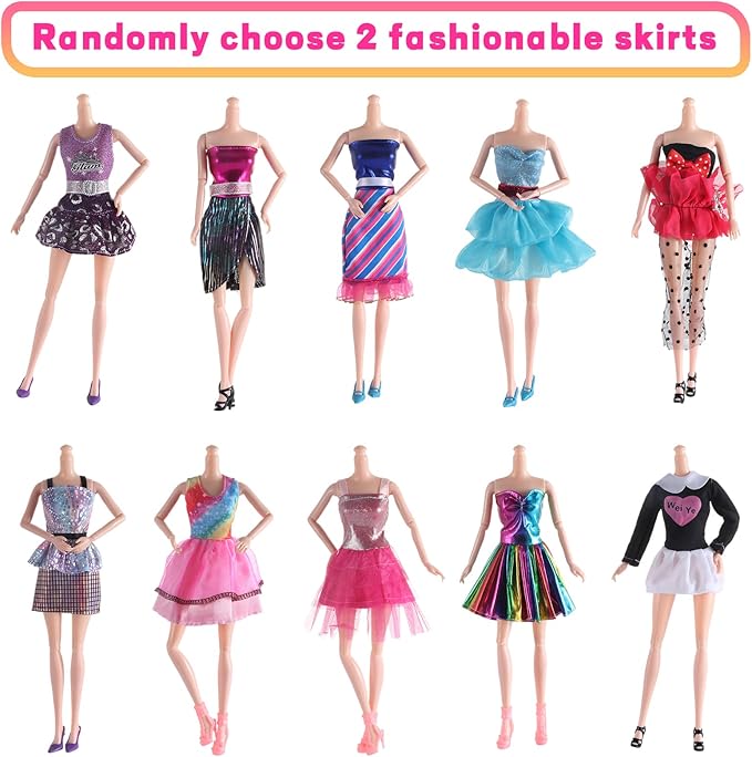 106Pcs Doll Clothes and Accessories Closet Wardrobe Playset for 11.5 Inch Girl Dolls Including Wardrobe, Shoes Rack ,Suitcase, Clothes, Dresses, Swimsuits, Shoes Hangers, Necklace ,Bags