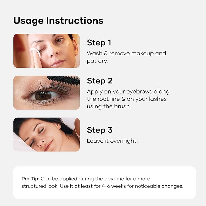 Cureskin Eye Brow & Lash Oil | Nourishes and Strengthens (7 ml) | Eyelash Growth Serum | Lash Serum for Eyelash Growth