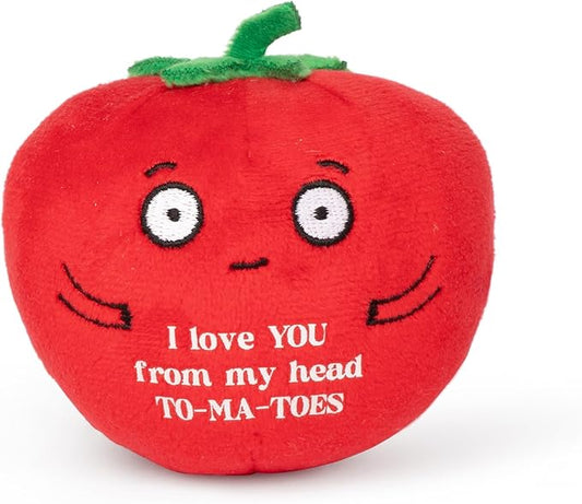 Tender Tomato Plushie - Super Soft Stuffed Animal | Adorable Love Gift for Boyfriend, Girlfriend, Husband, Wife, Mom, Dad, Kids, or Best Friend | Easter Basket Stuffer