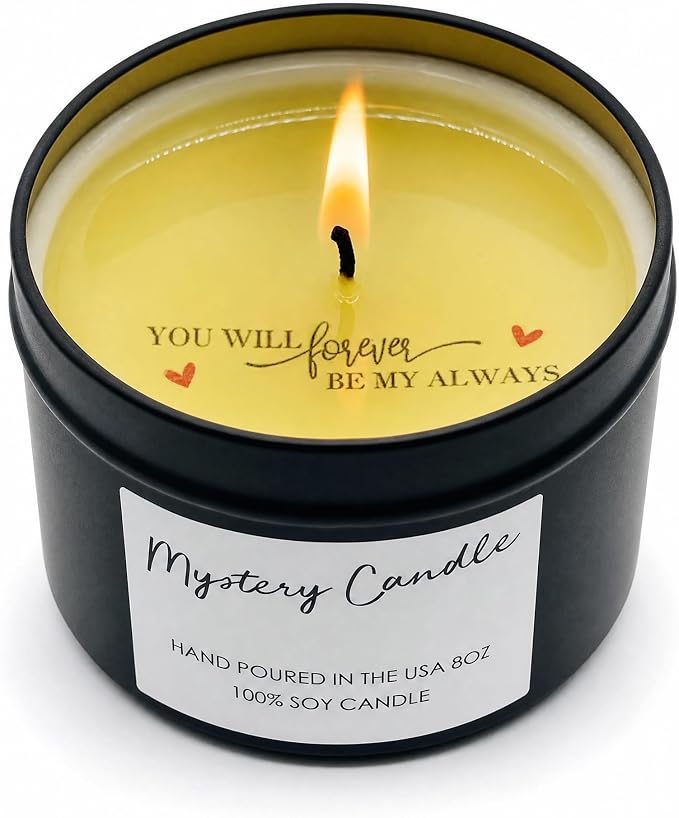 Love Candle, Hidden Secret Message Candle, Amazing Gift, Couples, Anniversary Engagement Surprise, White Sage Essential Oils