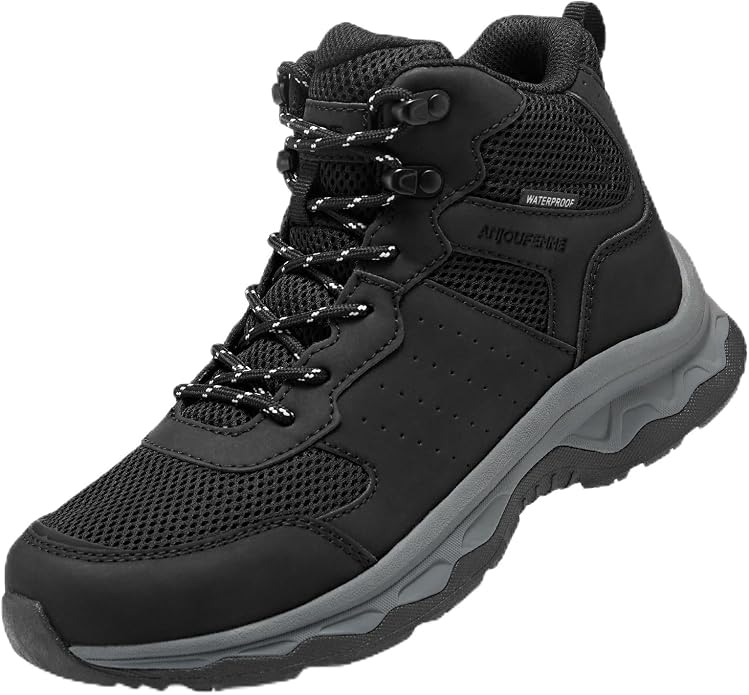 ANJOUFEMME Women's Waterproof Hiking Boots Lightweight Non-Slip Outdoor | Trekking, backpacking, camping, breathable & durable