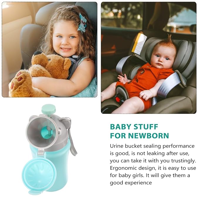Hemoton Baby Boy Potty Car Urinal Portable Toddler Travel Toilet Leak-Proof Emergency Pee Training Cup for Road Trips Camping Outdoor