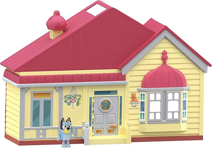 Bluey Toy House Playset, Mega Bundle Family Home & BBQ Playhouse Toys,, Bingo, Bandit, Chilli, House Playset for Toddlers 3-5, Amazon Exclusive