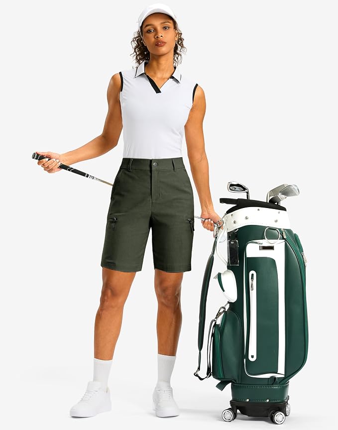 G Gradual Women's 7"/9" Hiking Cargo Shorts Quick Dry Lightweight Golf Outdoor Work Summer Travel Shorts with Pockets