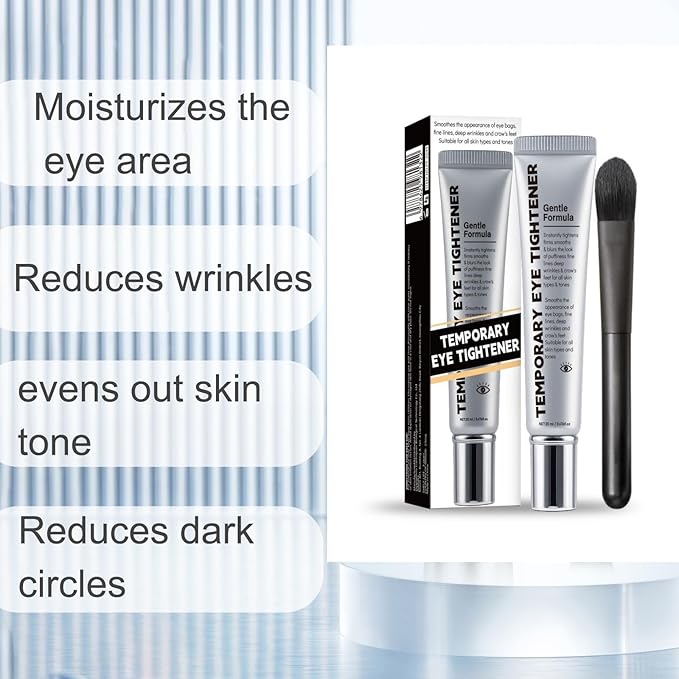 Perfection Eye Tightener - Instant Firming Primer with Hyaluronic Acid & Vitamin E, Easy-Wear Formula for Ultimate Lift & Smooth Finish, Hydrates & Refreshes Tired Eyes (1)
