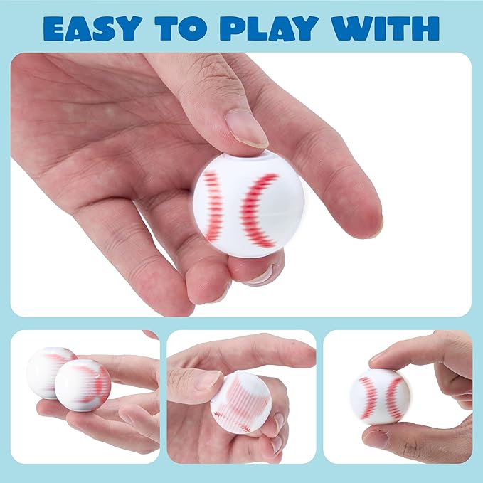 JOYIN 72 Pack Baseball Fidget Spinners for Kids, Baseball Party Favors, Fidget Toys Bulk, Stress Balls, Goodie Bags Stuffers for Birthday Party, Treasure Box Toys for Classroom