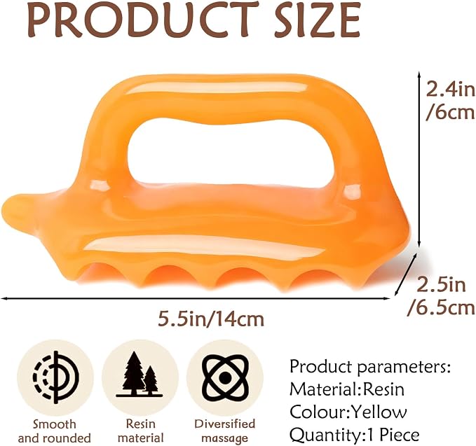 Fascia Cellulite Massage Tool, Manual Trigger Point Massage Tools, Lymphatic Drainage Massager, Guasha Tool for Face, Back, Legs, Women's Body Shaping Tools