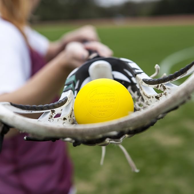 Champion Sports Lacrosse Balls & Rhino Skin Balls – Official Size, SEI Certified, Multiple Colors