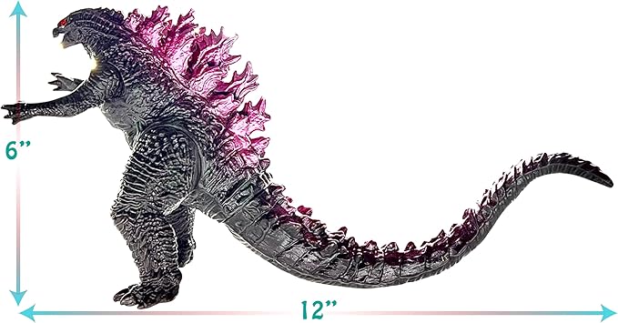 TwCare Godzilla vs. Kong Toy Action Figure: King of The Monsters, Movie Series Movable Joints Soft Vinyl, Travel Bag