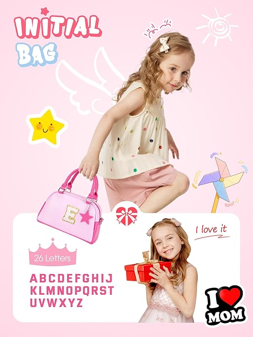 Birthday Gifts for 2 3 4 5 6 7 8 9 10 11 12, Girls Purse Kids Handle Bag, Gift for Toddler Kids Girls Preteens