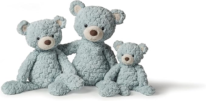 Mary Meyer Putty Stuffed Animal Soft Toy, 17-Inches, Medium Seafoam Bear