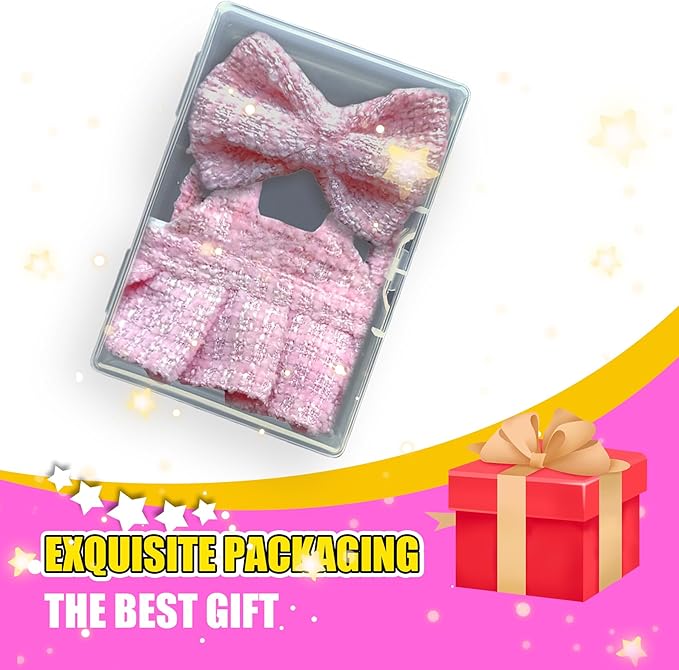 Fits 5.9-6.7 in for Clothes Doll Accessories Suit (NO Doll) Stylish Cute Clothes for Dress up Unique Style Universal Trendy Toy (P02)