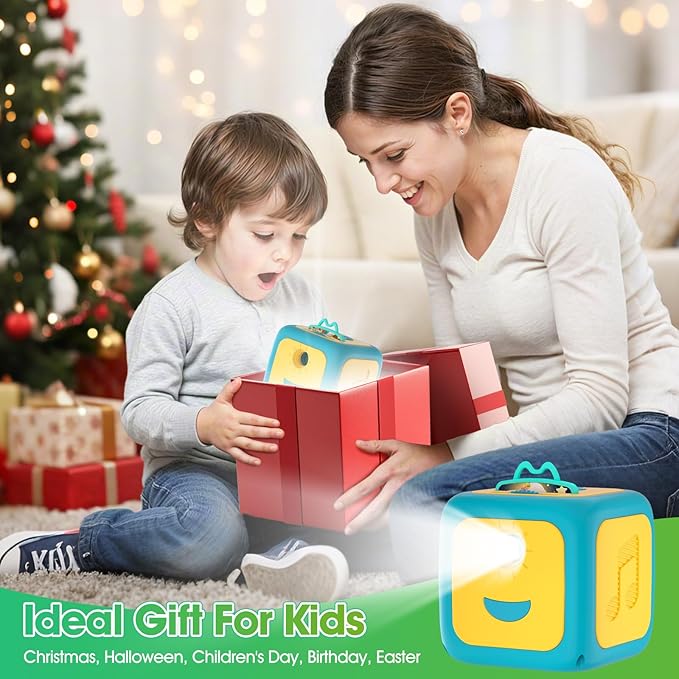Storytelling Projector for Kids, Story Dream Machine for Toddlers Christmas Birthday Gifts for Kids Ages 3+, Storybook Projector with Stories, Music, Night Light Educational Toys for Girls Boys