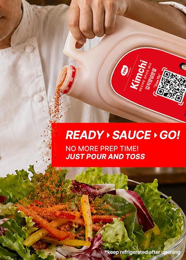 TBK THEBORN Kimchi Seasoning, Korean Kimchi Recipe Spice Mix 1.6kg | Convenient seasoning blend with savory Korean flavor for homemade kimchi, kimchi stew, fried rice and noodles