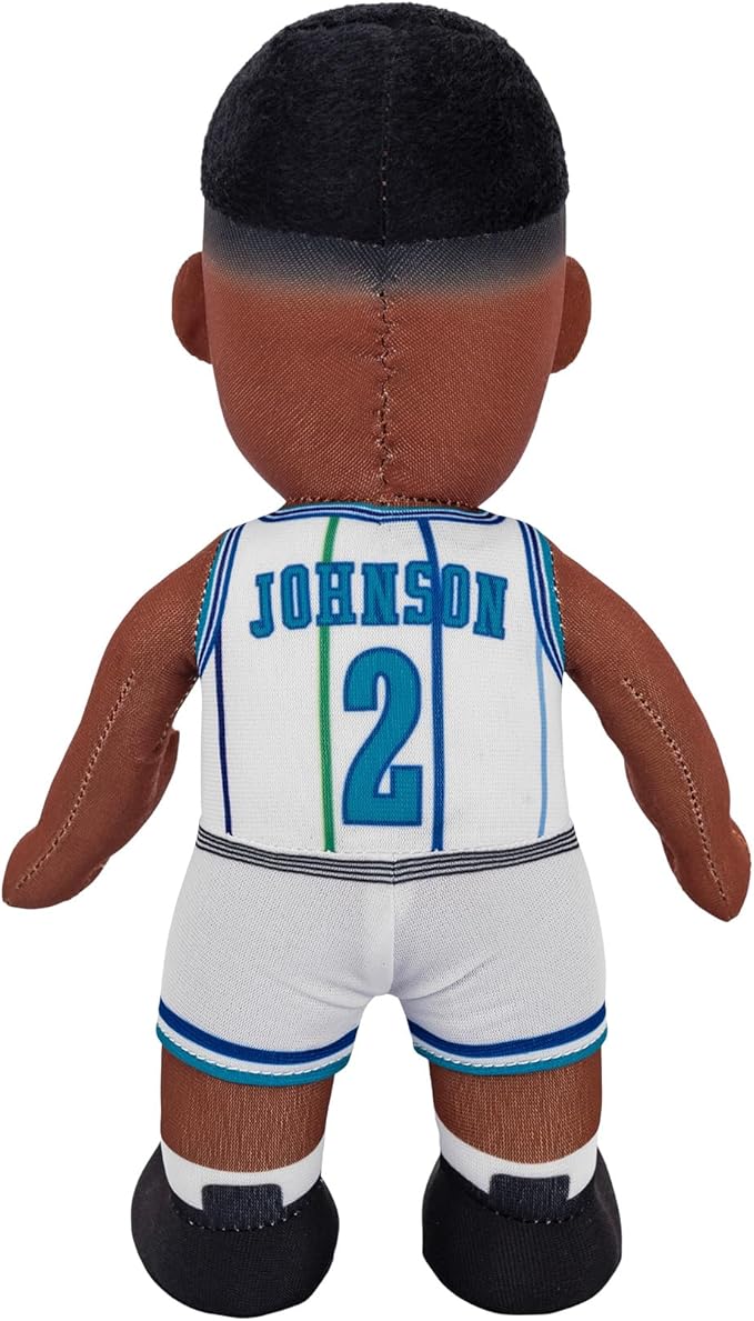 Bleacher Creatures Charlotte Hornets Larry Johnson 10" NBA Plush Figure - A Legend for Play and Display