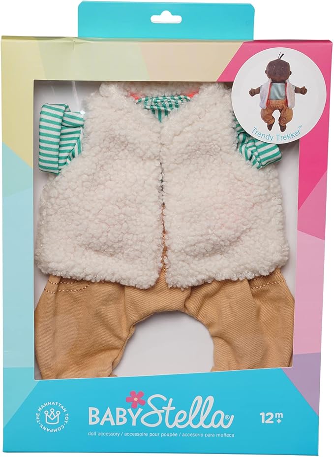 Manhattan Toy Baby Stella Trendy Trekker Baby Doll Clothing Outfit for 15" Soft Dolls