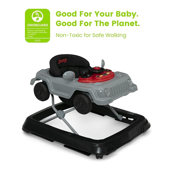 Jeep Wrangler Activity Walker by Delta Children, Grey