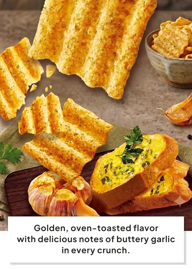 Korean Food Orion Sun Chips Garlic Baguette Multigrain Chips, 4.76 oz | Sweet&Savory Taste, Light&Crispy Texture, Great for Snacking, Party Snack