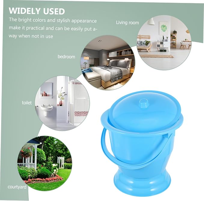 Portable Urinal Pot for Boys Boy Girl Potty Training Toilet Travel Potty Spittoon Lid Handle