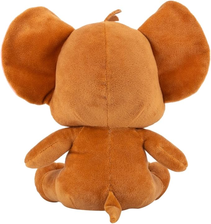Jazwares Warner Bros. Discovery Tom and Jerry, 8-Inch Jerry Plush - Super-Soft and Huggable Plush Toy - Official Licensed Plush - for All Ages