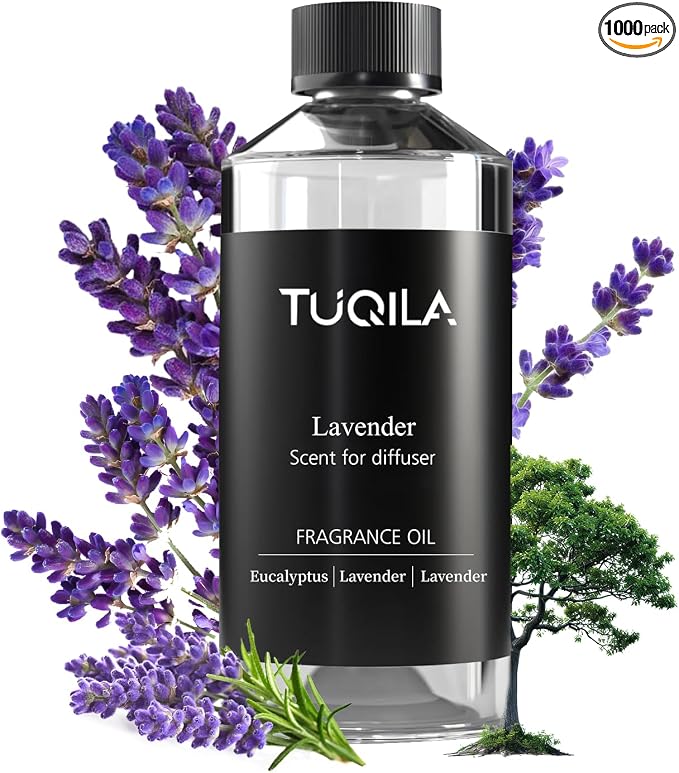 Lavender Oil Essential Oil for Waterless Diffuser 500ML, Aromatherapy Oils with Eucalyptus, Sage, Anise for Waterless Cold Air DiffuserS, Hotel Scent for Home, Spa, Office and Hotel Scenting