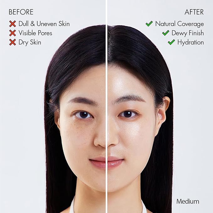 AGE20'S Signature Essence Pact SPF 50+ | Pack of 1 | 27C HONEY | Cream Foundation, Dewy Finish, Natural Coverage | Korean Cushion Foundation