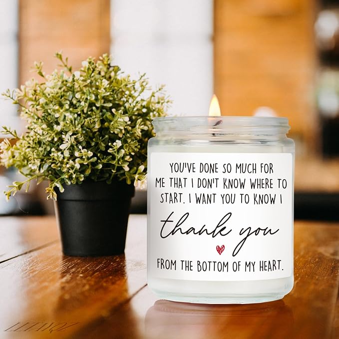 Thank You Candle Gifts for Women, You Have Done So Much for Me Candle, Christmas Appreciation Candles Gifts for Her, Him, Friends Sisters, Hostess, Coworker, Teacher, Boss, Mentor, Professor-41