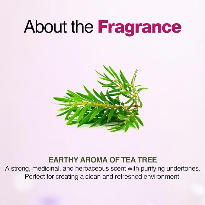 Nourish Mantra Organic Tea Tree Essential Oil for Massage, Aromatherapy & Skin|100% Pure, USDA Certified Organic Tea Tree Essential Oil | Perfect for Diffuser, Home & Car