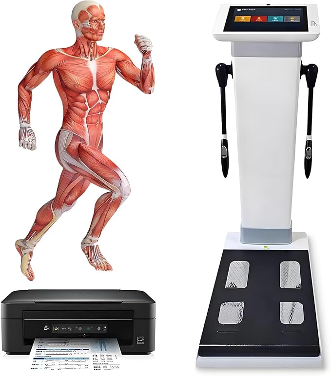 10.1 Inch HD Touch Bioimpedance Analysis Machine Height Test Body Composition Weight Management Fat Analyzer Health Management