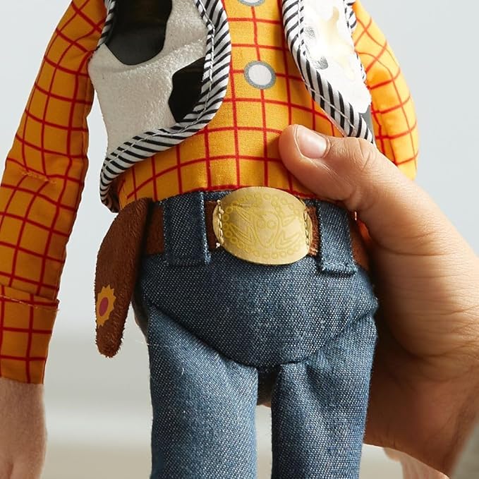 DISNEY STORE Official Toy Story Plush, Woody, Iconic Cuddly Toy Character with Embroidered Eyes and Soft Plush Features, Suitable for All Ages