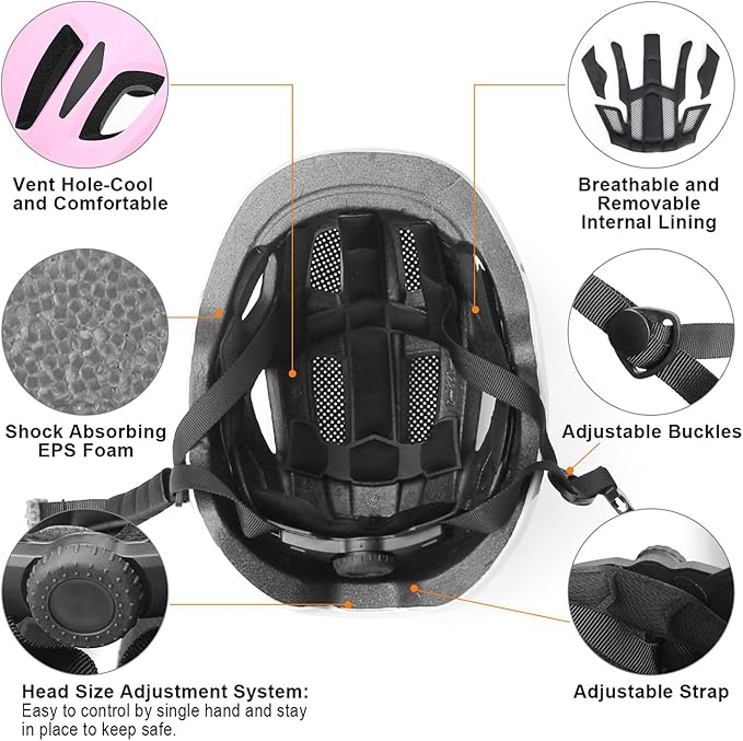GLAF Baby Bike Helmet Toddler Helmets for 1 Year Old and up Infant Girls Boys Multi Sport Adjustable for Scooter Bicycle Skateboard Cycling