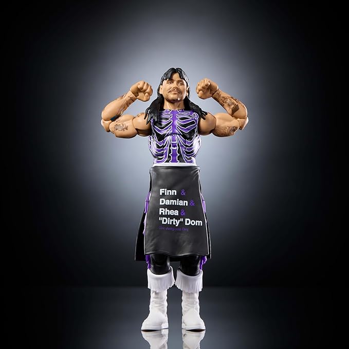 Mattel WWE Elite Action Figure & Accessories, Series #119, 6-inch Collectible Dominik Mysterio with 25 Articulation Points & Swappable Hands