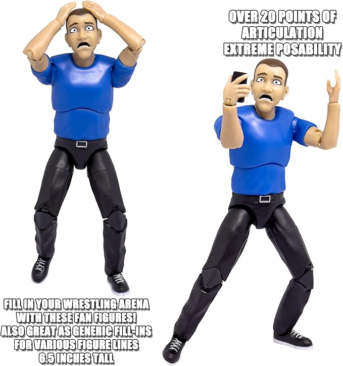 Ultimate Wrestling Crowd Fan Figures: Kevin