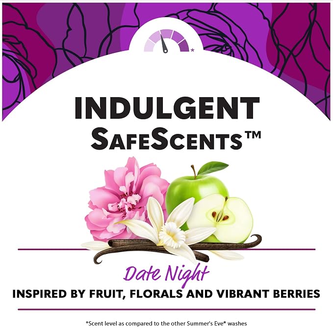 Summer’s Eve Date Night Alluring Evening Refreshing Daily All Over Feminine Body Wash, Removes Odor, Feminine Wash pH Balanced, 9 fl oz