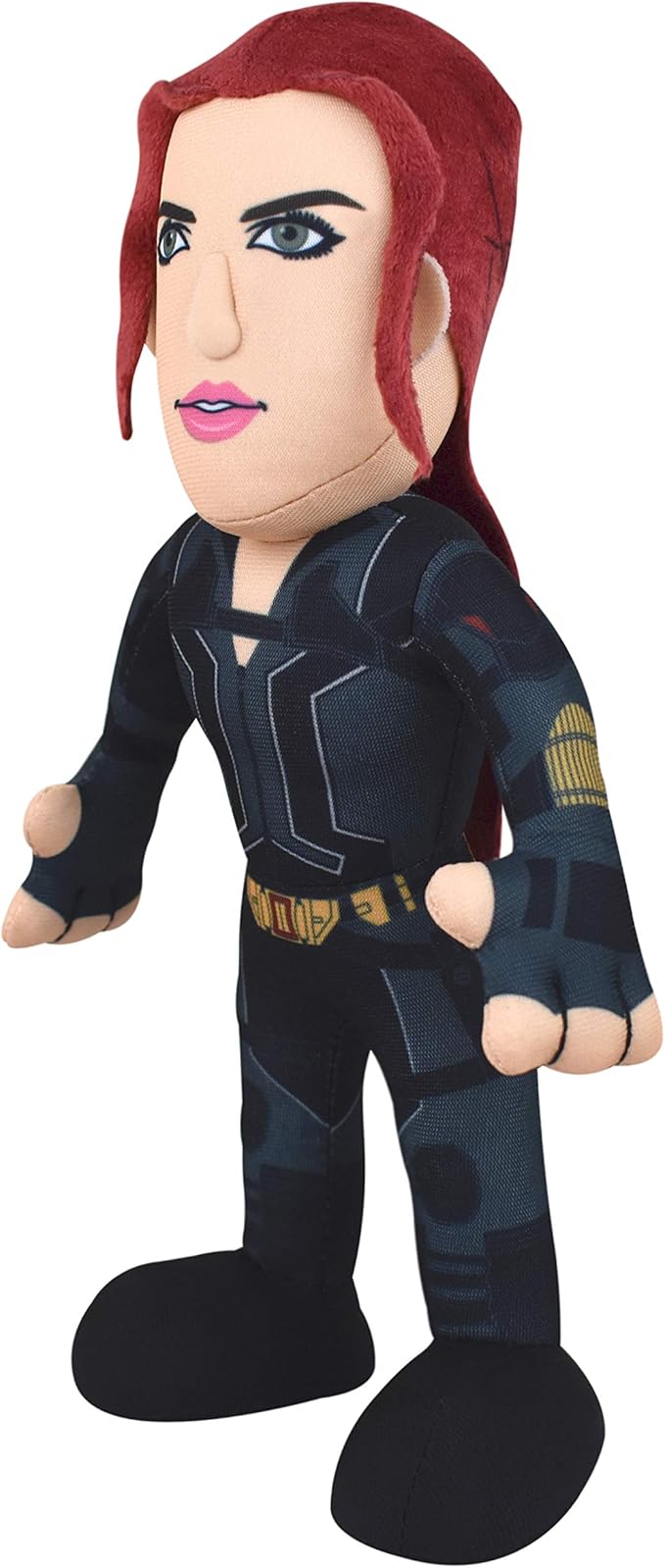 Bleacher Creatures Marvel Black Widow 10" Plush Figure - A Superhero for Play or Display