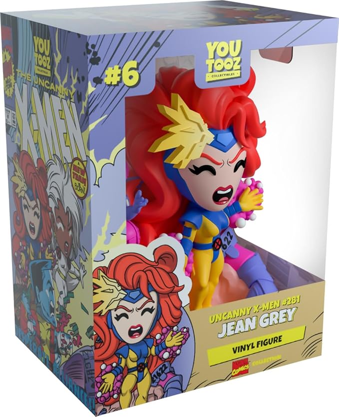 Youtooz X-Men Uncanny #281: Jean Grey 5.2" Inch Vinyl Figure, Collectible Uncanny #281: Jean Grey from X-Men Collection
