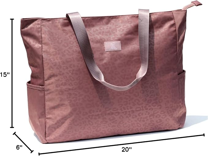 ESVAN LARGE BEACH BAG Water Resistant Lightweight 20 inch Women Oversize Tote Bag for Gym Beach Travel Pool Yoga Nurse